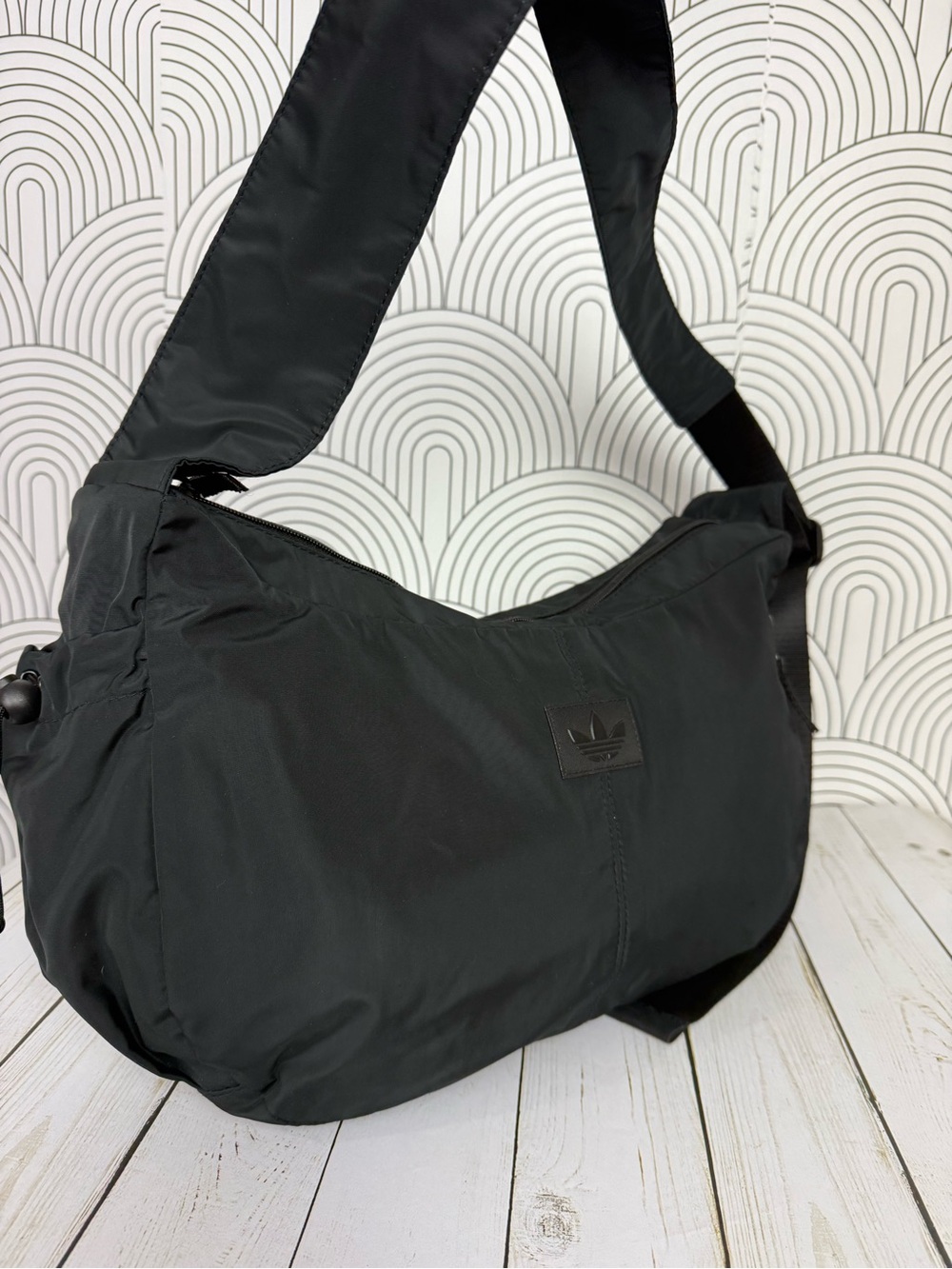Adidas Black Crossbody Gym/ Messenger Bag